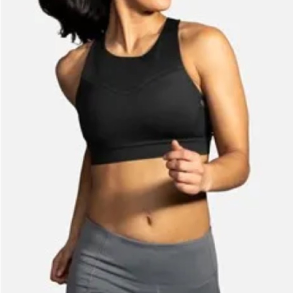 Brooks Black Pocket Sports Bra